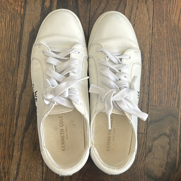 Kenneth Cole white Kam sneakers, size 7.5